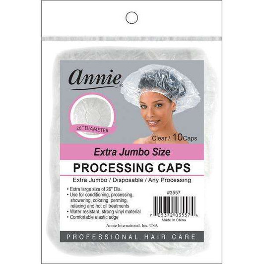 Annie Extra Jumbo Size Processing Cap 10pc