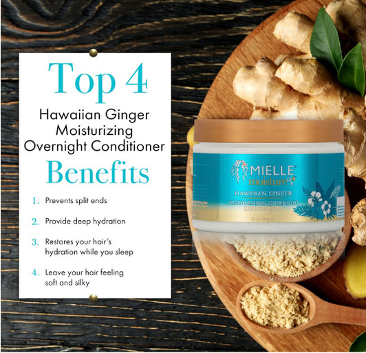 Mielle Moisture Hawaiian Ginger Moisturizing Overnight Conditioner