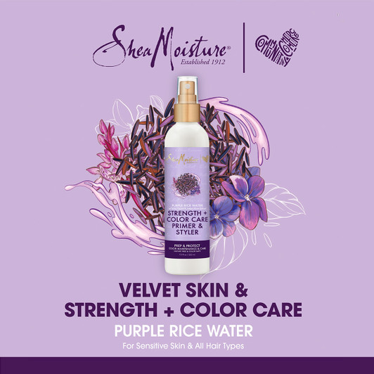 Shea Moisture Purple Rice Water Strength & Color Care Primer & Styler