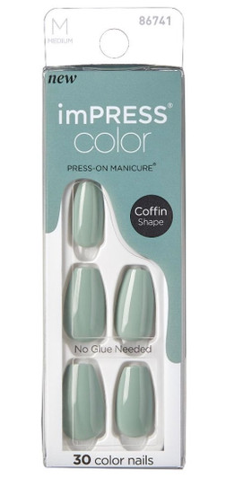 Kiss Impress Color Nail - Going Green