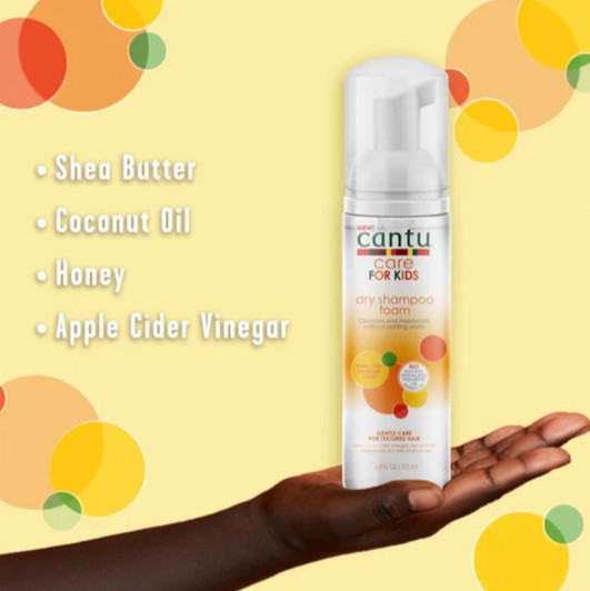Cantu Care for Kids Dry Shampoo Foam