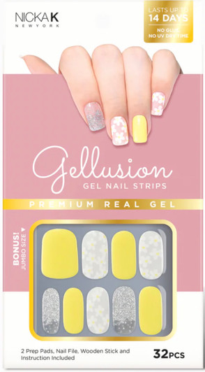 NICKA K Gellusion Gel Nail Strips (NSG008)