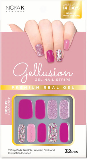 NICKA K Gellusion Gel Nail Strips (NSG010)