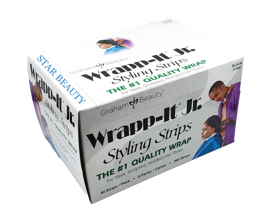 Graham Wrapp-It Jr. Styling Strips Black