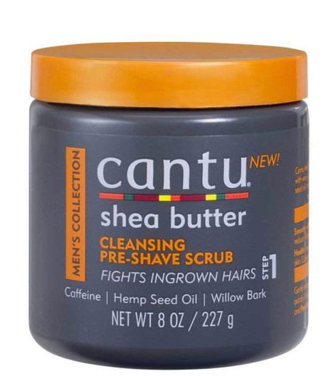 Cantu Men's Shea Butter Cleansing Pre Shave Scrub