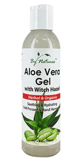 By Natures Aloe Vera Gel With Witch Hazel