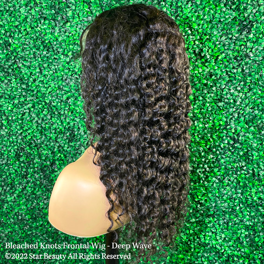 Cap It On 13X4 Bleached Knots Frontal Wig 100% Virgin Hair - Deep Wave Cap It On 13X4 Bleached Knots Frontal Wig 100% Virgin Hair - Deep Wave