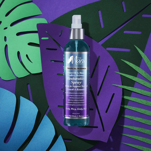 The Mane Choice Tropical Moringa Sweet Oils & Honey Endless Moisture Restorative Spray