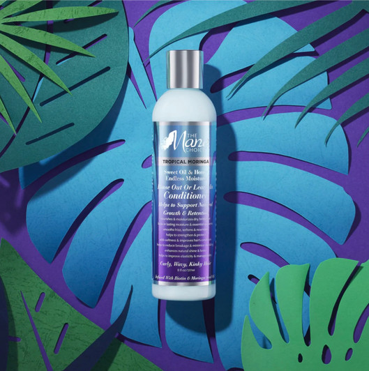 The Mane Choice Tropical Moringa Sweet Oils & Honey Endless Moisture Rinse Out or Leave-In Conditioner