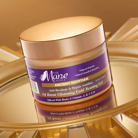 The Mane Choice Ancient Egyptian  Antidote 24 Karat Glistening Gold Twisting Gel