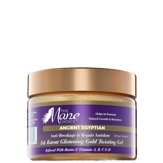 The Mane Choice Ancient Egyptian  Antidote 24 Karat Glistening Gold Twisting Gel