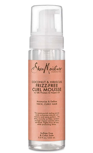 Shea Moisture Coconut & Hibiscus Frizz-Free Curl Mousse