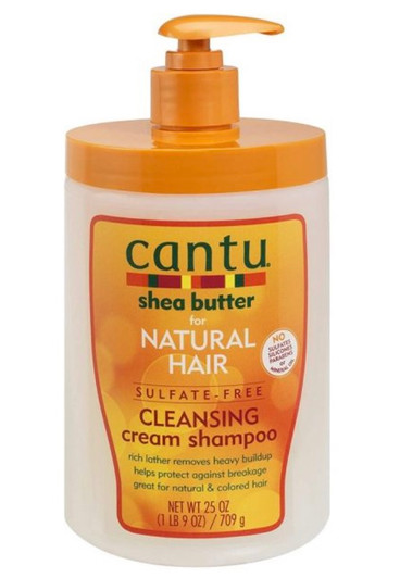 Cantu Shea Butter for Natural Hair Sulfate- Free Cleansing Cream Shampoo [Salon Size]