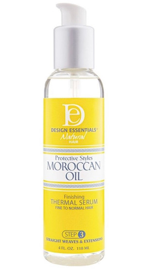 Design Essentials Moroccan Oil Finishing Thermal Serum