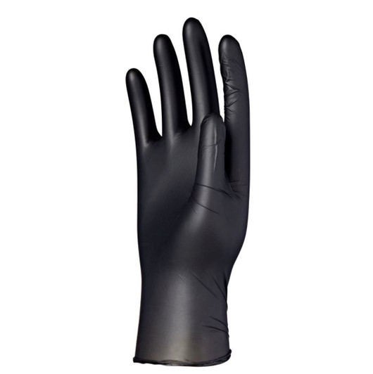 RED Black Vinyl Gloves 6 Pcs