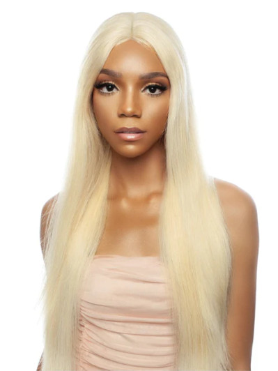 MANE CONCEPT 100% Human Hair Pristine 3 Bundles + HD 13x4 Frontal - DYE 613 Straight