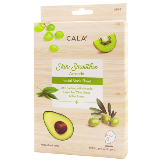 CALA Skin Smoothie Facial Mask (1 Sheet) - Avocado