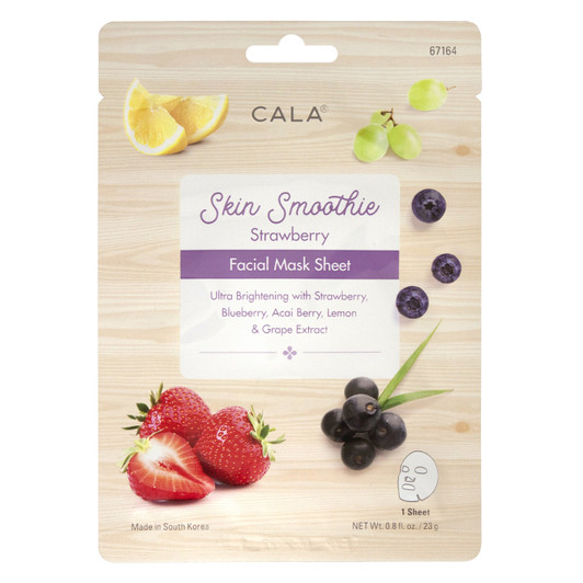 CALA Skin Smoothie Facial Mask (1 Sheet) - Strawberry