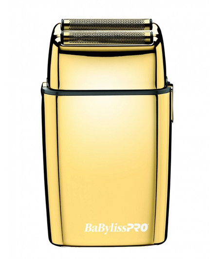 BaBylissPRO FoilFX02 Cordless Metal Double Foil Shaver- Gold BaBylissPRO FoilFX02 Cordless Metal Double Foil Shaver- Gold