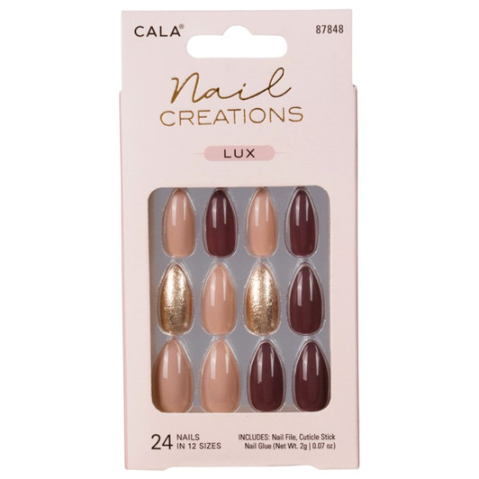 CALA Nail Creations Lux Stiletto (Warm Browns)