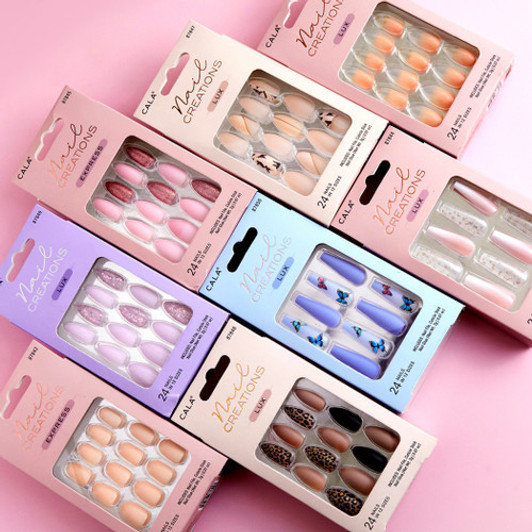 CALA Nail Creations Lux Stiletto (Warm Browns)