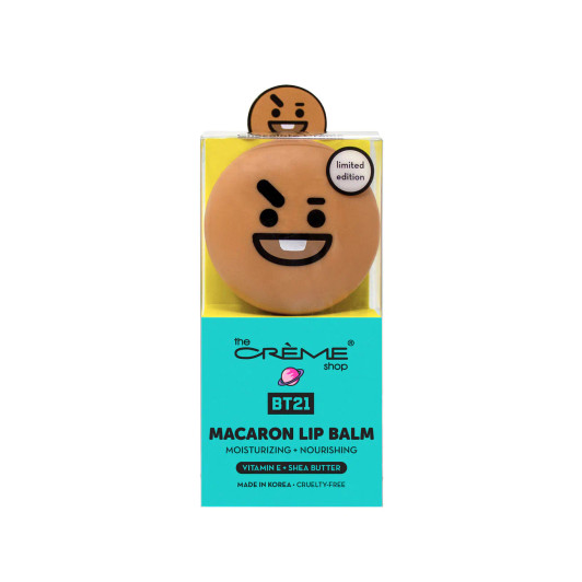 THE CREME SHOP BT21 SHOOKY Macaron Lip Balm - Chocolate Creme