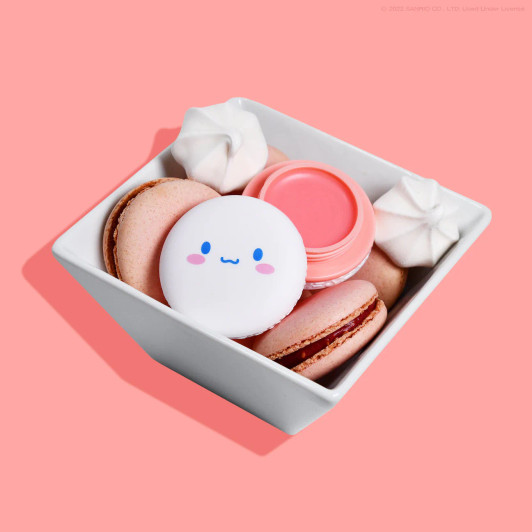 THE CREME SHOP x Cinnamorroll Macaron Lip Balm - Peach Mousse