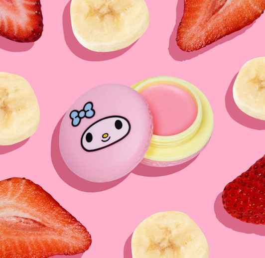 THE CREME SHOP x My Melody Macaron Lip Balm - Strawberry Banana