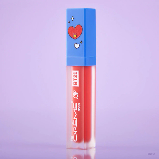 THE CREME SHOP BT21 UNIVERSTAIN Lip Tint - Curiously Coral (TATA)