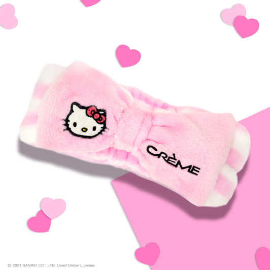 THE CREME SHOP Hello Kitty Perfect Pink Plush Spa Headband