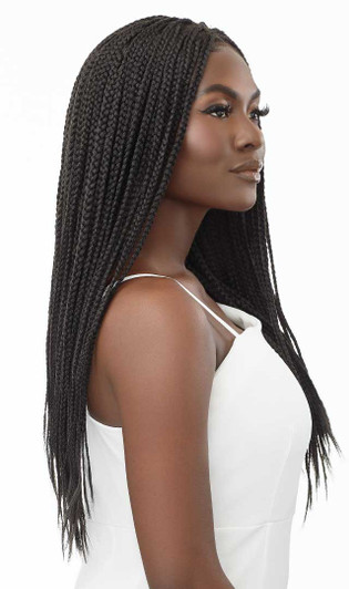 OUTRE 13x4 HD Pre-Braided Lace Front Wig - KNOTLESS SQUARE PART BRAIDS 26"