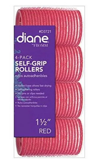ANNIE Self Grip Rollers 1 1/2" - RED (4 PK)