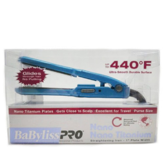 BaBylissPRO Nano Titanium 1" Mini Straightening Iron BaBylissPRO Nano Titanium 1" Mini Straightening Iron