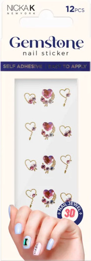 NICKA K Gemstone Nail Stickers (NSGM07)