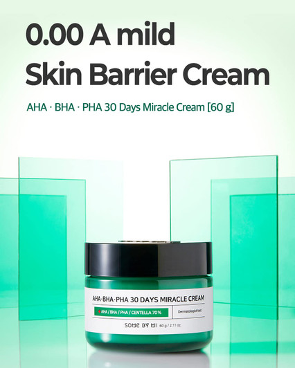 SOME BY MI AHA. BHA. PHA 30 Days Miracle Cream (2.02 oz) SOME BY MI AHA. BHA. PHA 30 Days Miracle Cream (2.02 oz)