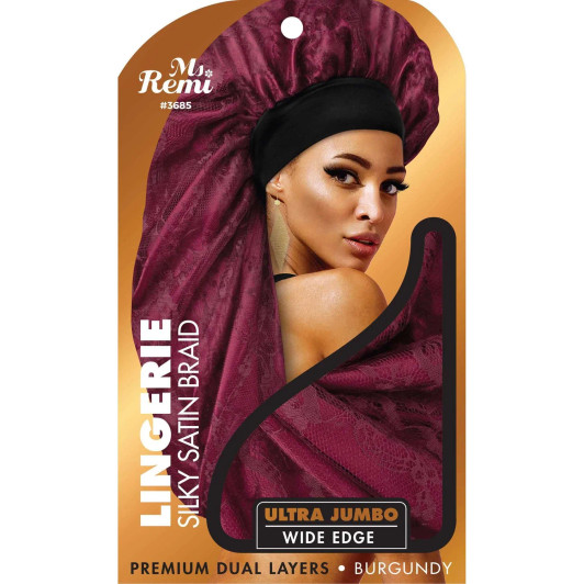 Ms. Remi Lingerie Wide Edge Silky Braid Bonnet Ultra Jumbo Ms. Remi Lingerie Wide Edge Silky Braid Bonnet Ultra Jumbo