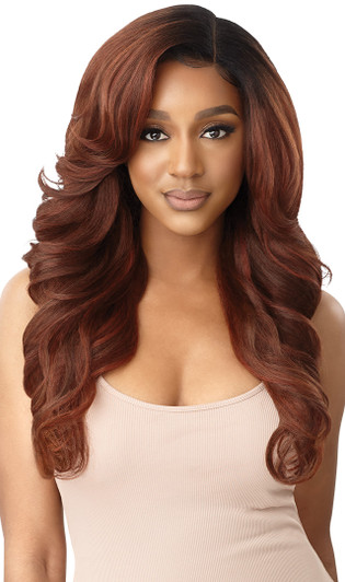 OUTRE Synthetic Melted Hairline Lace Front Wig - SELENE