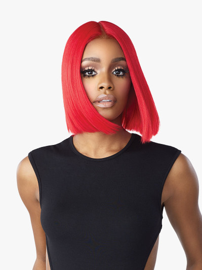 SENSATIONNEL Shear Muse Red Krush Synthetic HD Lace Wig - KAISHA SENSATIONNEL Shear Muse Red Krush Synthetic HD Lace Wig - KAISHA