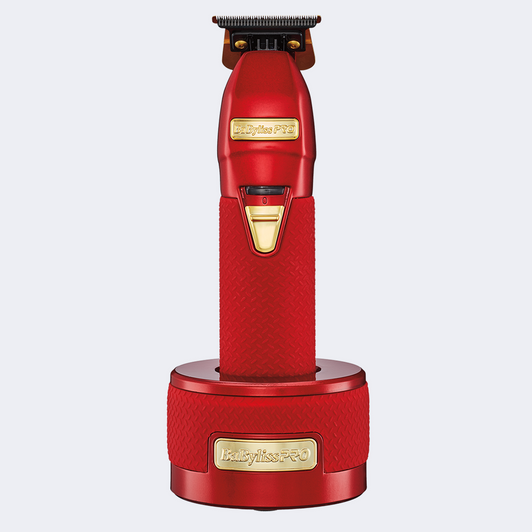 BaBylissPRO LimitedFX Boost+ Collection with Clipper, Trimmer & Charging Base Set - Red BaBylissPRO LimitedFX Boost+ Collection with Clipper, Trimmer & Charging Base Set - Red