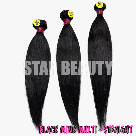 Black Mink Multi Pack - Straight