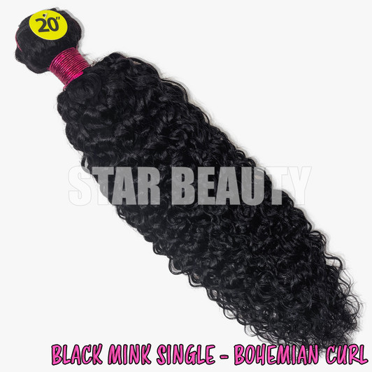 Black Mink Bohemian Curl (10"- 24")