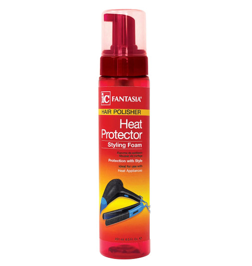 Fantasia IC Hair Polisher Heat Protector Styling Foam