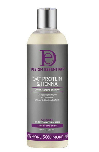 Design Essentials Oat Protein & Henna Deep Cleansing Shampoo