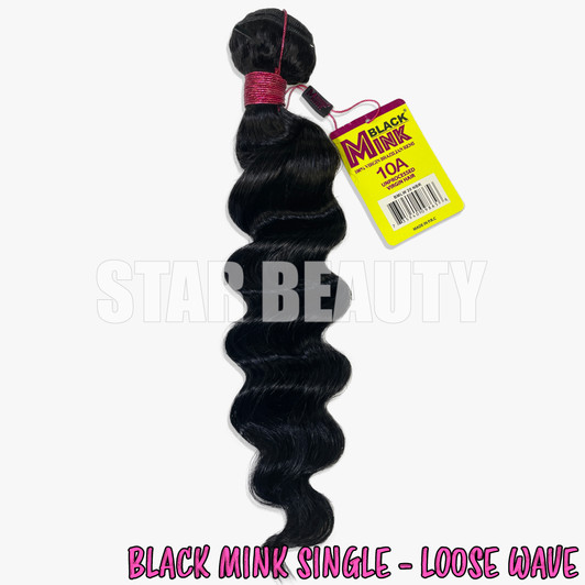 Black Mink Loose Wave (10"- 24") Black Mink Loose Wave (10"- 24")