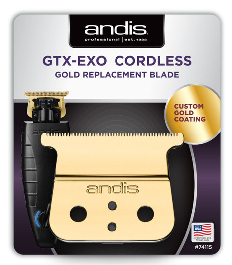 ANDIS GTX-EXO Cordless Gold Replacement Blade ANDIS GTX-EXO Cordless Gold Replacement Blade