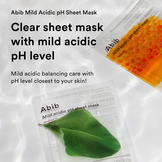 [Abib] Mild acidic pH sheet mask Heartleaf fit