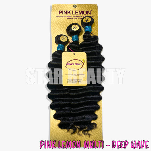 13a Pink Lemon 100 Unprocessed Human Hair Deep Bulk 18 22 