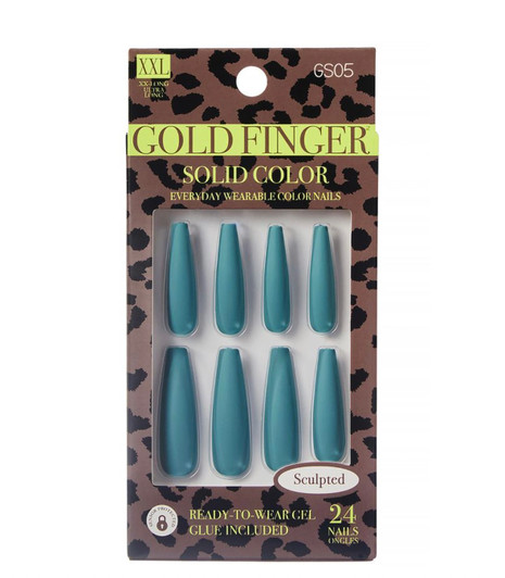 Kiss Gold Finger Sculpted Nail -  MOONLIGHT