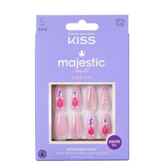 Kiss Majestic Nails - LOVELY BUBBLY