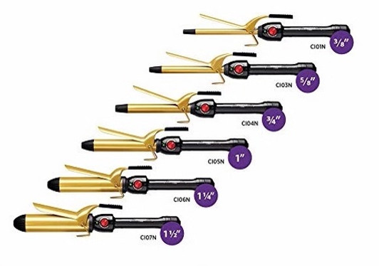 RED Ceramic Tourmaline Professional Curling Iron